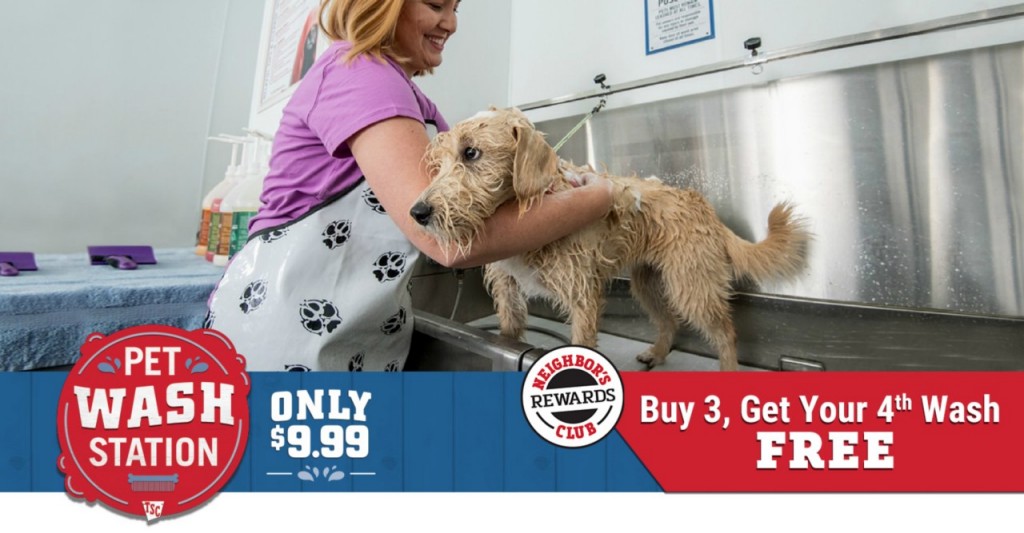 Pet Wash Station Buy 3, Get your 4th wash FREE